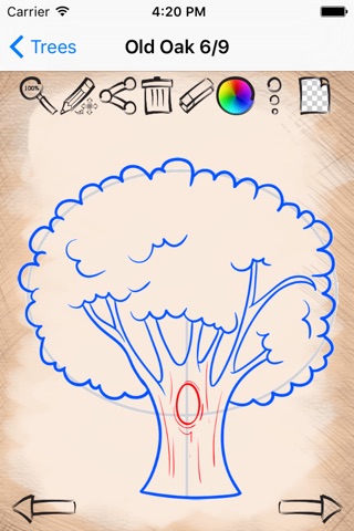 How to Draw Green Trees screenshot 4