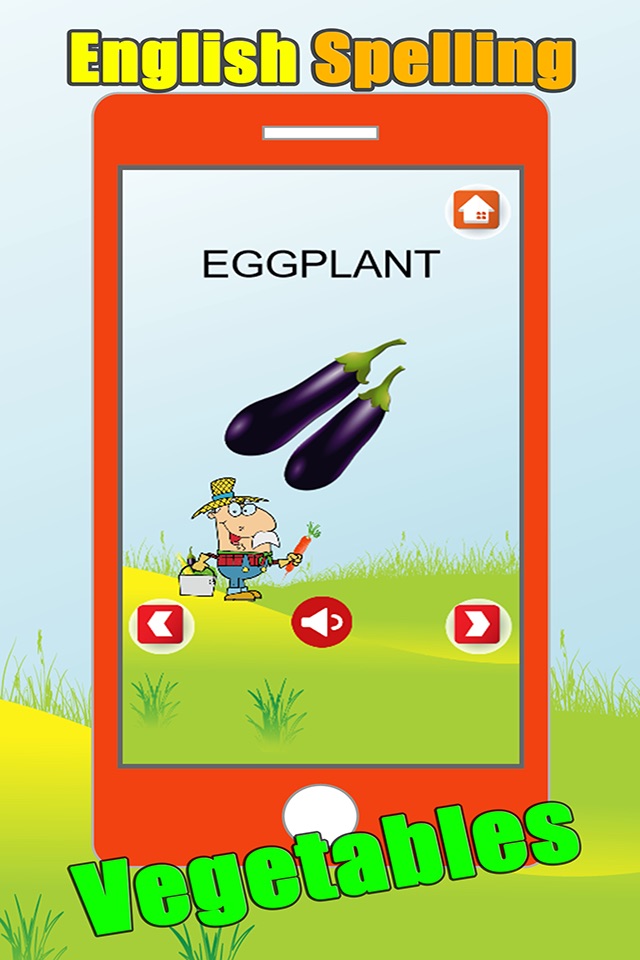Practice Spelling Vegetables Words Games For Kids screenshot 4