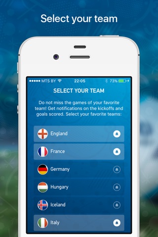 Euro Live — Scores & News for 2016 European Soccer Championship screenshot 2
