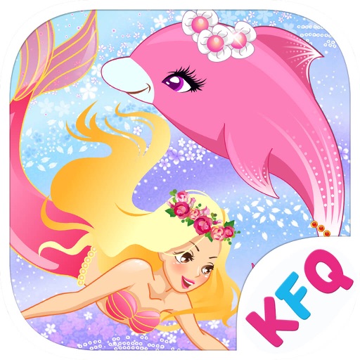 Mermaid Princess with Dolphin – Deep Sea Elf Animals Fashion Salon Game for Girls Kids and Teens iOS App