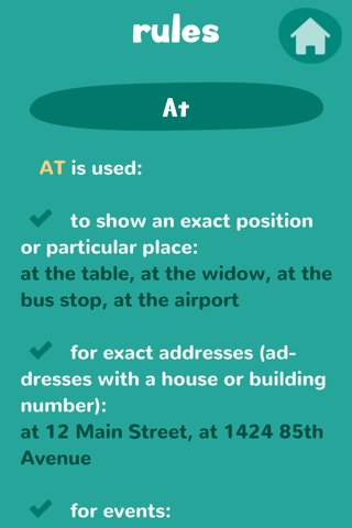 Learn English grammar: Prepositions at, in, on screenshot 4