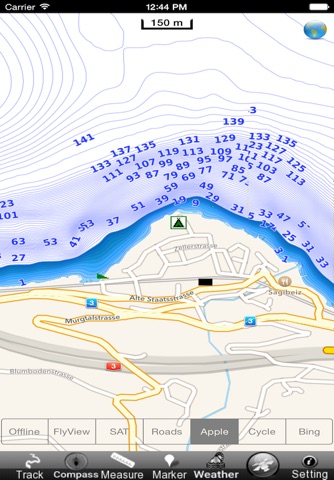 Walensee GPS Navi Karte für bootfahren angeln und segeln screenshot 4