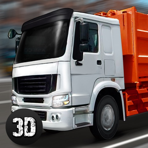 City Garbage Truck Driving Simulator 3D Full icon