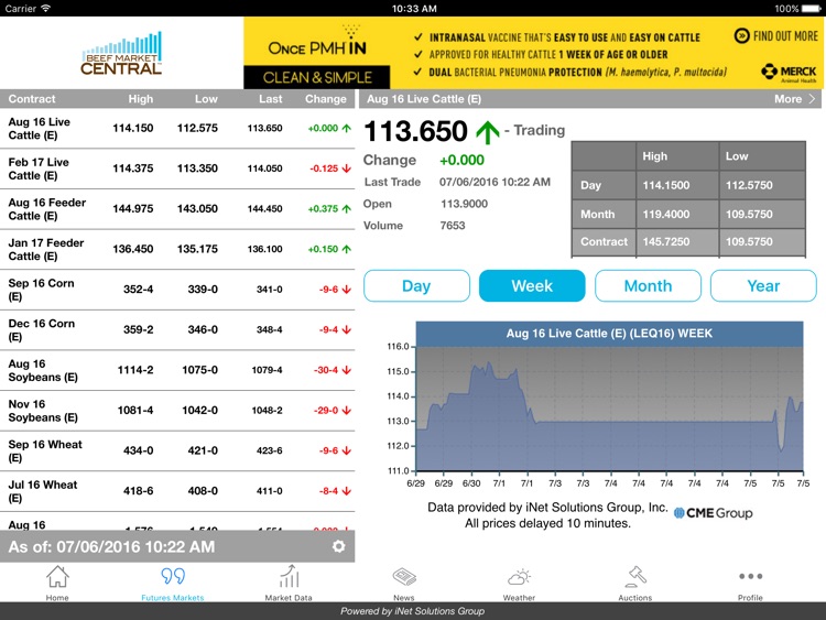 Beef Market Central for iPad