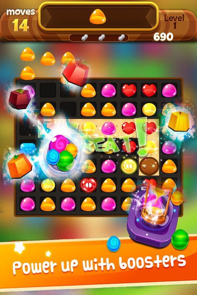 Jelly World: Sweet Cookies Story screenshot 2