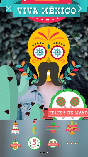 Cinco de Mayo - Mexican Victory Everyday FREE Photo Stickers(圖3)-速報App