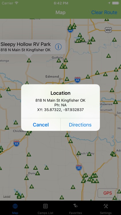Oklahoma – Camping & RV spots screenshot-3
