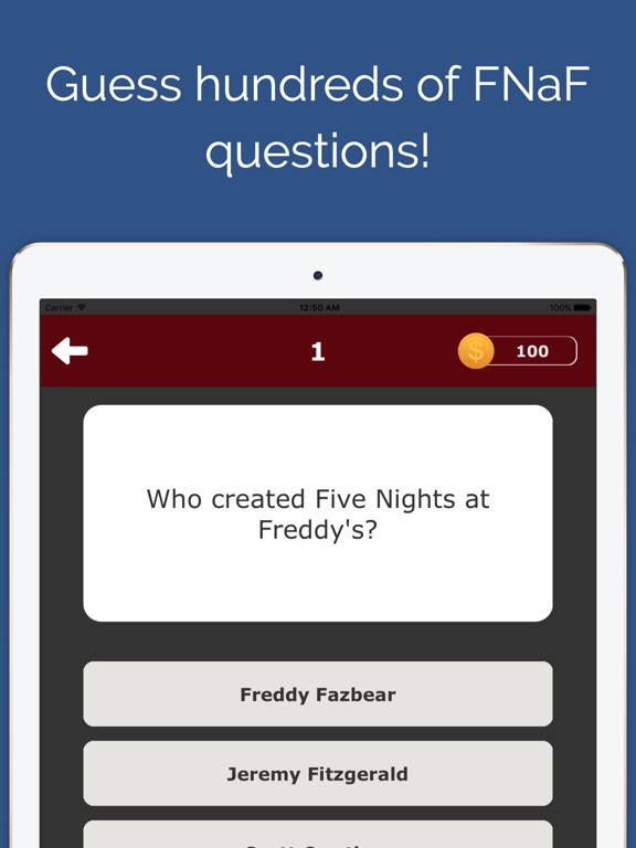 Five Nights Trivia Quiz - FNAF Fan Edition Tips, Cheats, Vidoes