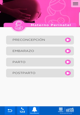 App Salud Bogotá screenshot 3