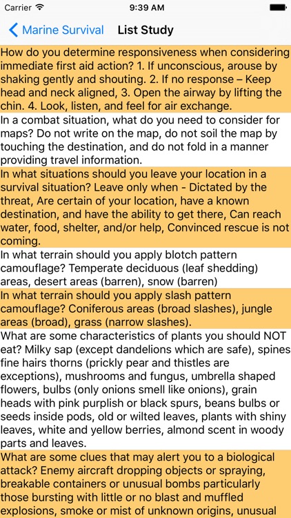 Marine Survival Guide