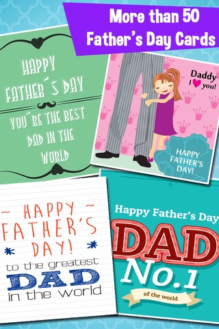 Fathers Day Cards & Greetings Free screenshot 2