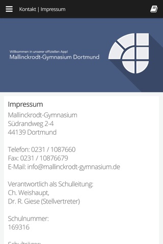 Mallinckrodt Gymnasium screenshot 4