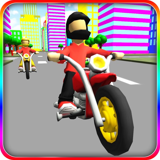 Super Cartoon Bike Racing icon