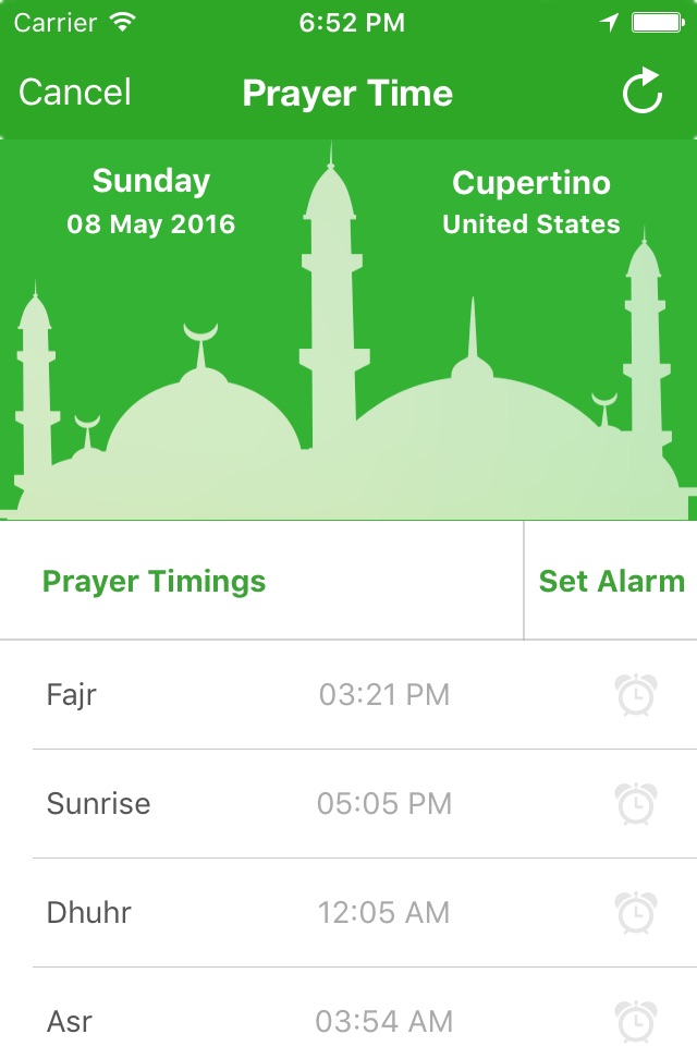 Muslim Prayer Times (Free) - أوقات الصلاة with Ramadan Time Table رمضان screenshot 4