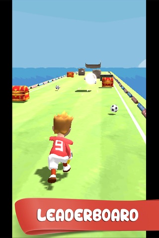 Soccer Running Flick - Football game for striker spirits rush goal champion screenshot 2