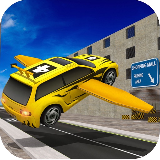Multistory Flying Car Parking - Futuristic Jet Airplane Mall Landing Simulator Pro iOS App