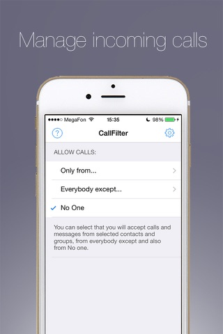 Call Filter - reject unwanted calls screenshot 3