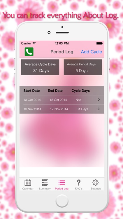 Menstrual Period Tracker Lite - Fertility & Ovulation Tracker and Period Calendar screenshot-4