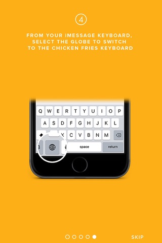 Chicken Fries Keyboard screenshot 2