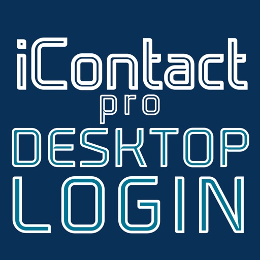 DESKTOP LOGIN for iContact Pro