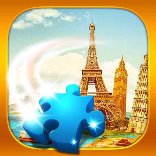 Jigsaw Puzzles Travel Icon