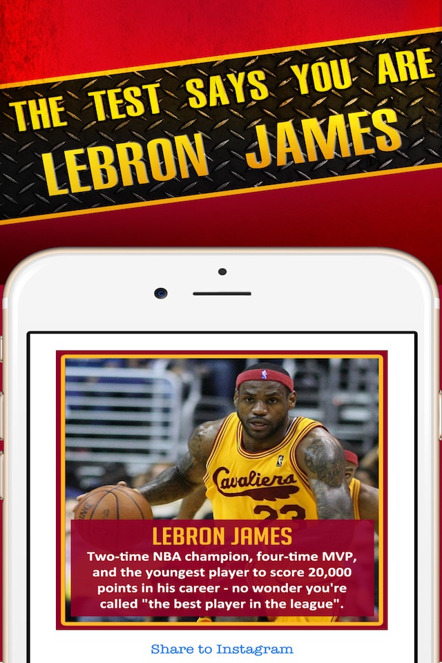 Which Player Are You? - Cavaliers Basketball Test screenshot 2