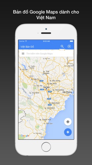 Việt bản đồ for Google Maps Pro