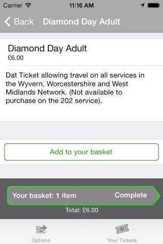 Diamond Bus M-Tickets screenshot 3