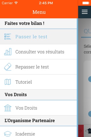 Bilan de compétences screenshot 2