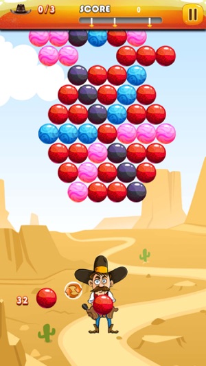 Bubble Shooter Cowboy : Classic Bubble Match 3 Game For Free(圖5)-速報App