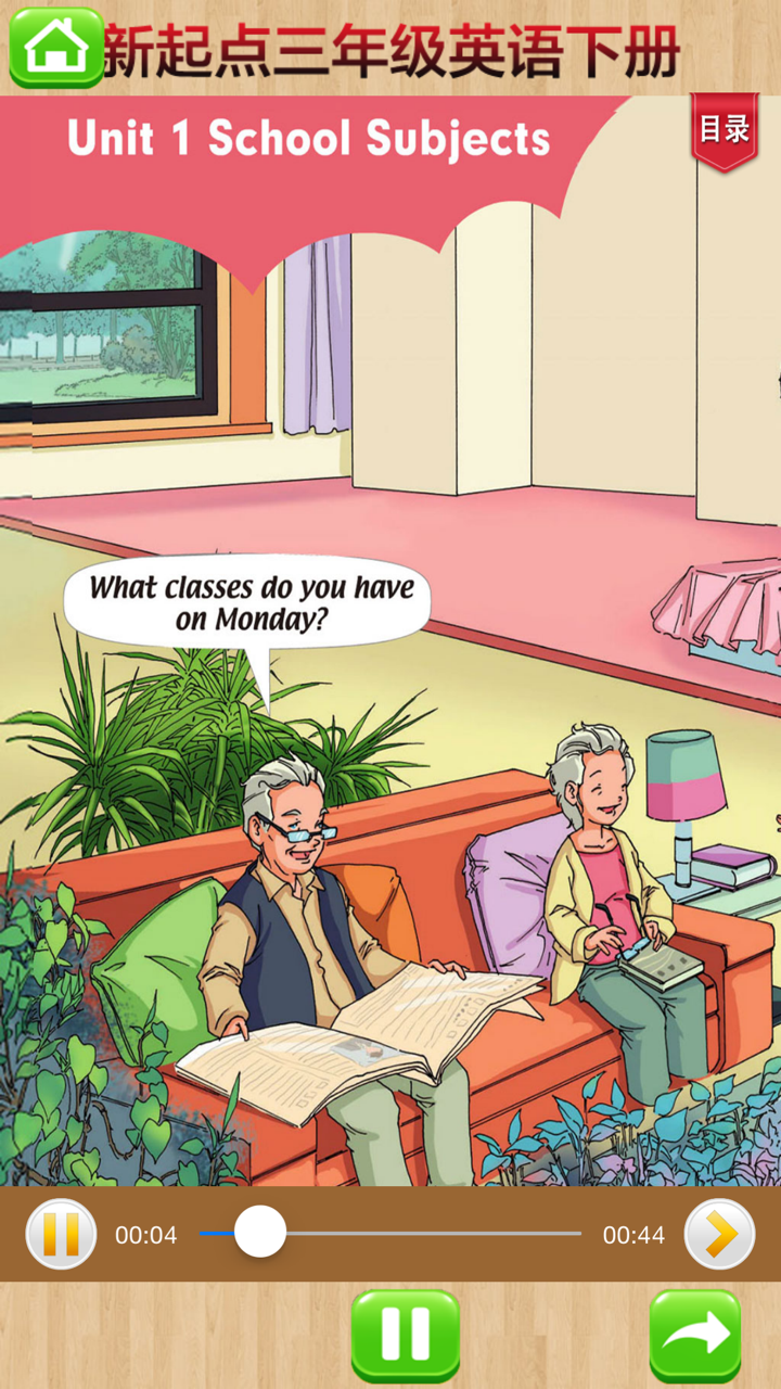 开心点读课本-新起点小学英语三年下册有声点读教材 screenshot 2