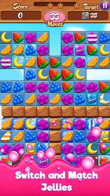 Jelly Crush Mania - King of Sweets Match 3 Games