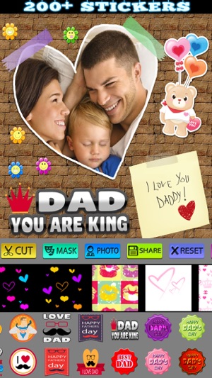 Happy Father's Day Photo Collage