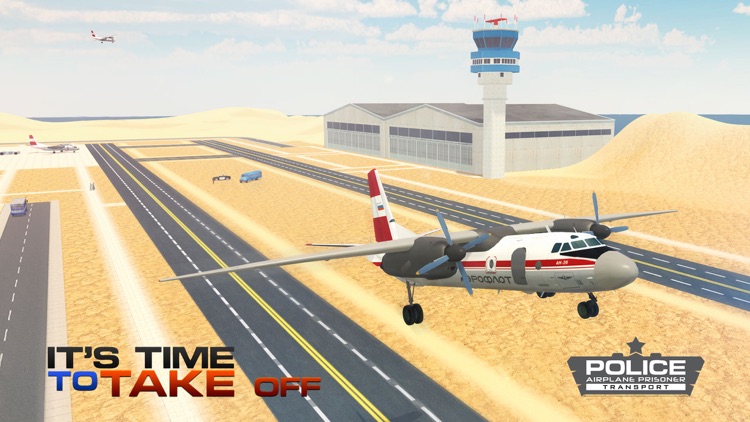 Police Airplane Jail Transport – 3D Flight Pilot and Transporter Bus Simulation Game