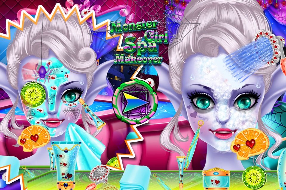 Monster Girl Spa Makeup screenshot 3