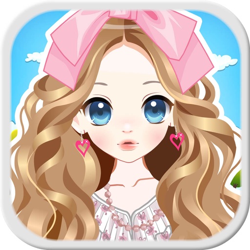 萌萌甜心女孩 - 化妆打扮沙龙，儿童教育女生小游戏免费 icon
