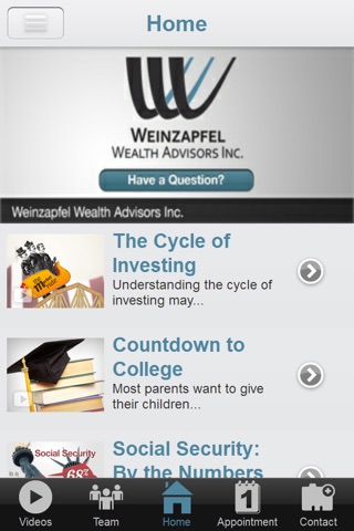 Weinzapfel Wealth Advisors, Inc screenshot 2