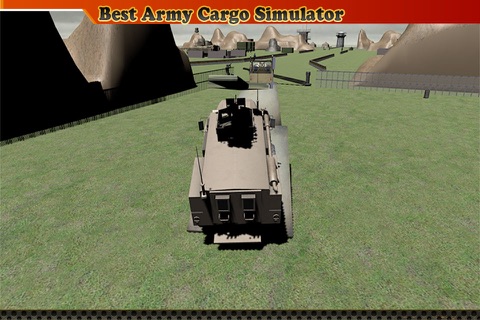 Army Cargo Truck Driving screenshot 2