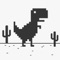 T-Rex Steve Widget Web Game - The offline Dinosaur in internet Browse