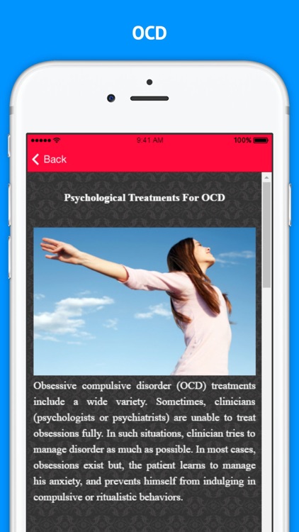 Obsessive Compulsive Disorder - Psychological Treatments