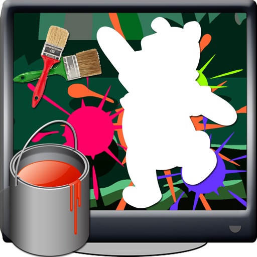 Coloring For Kids Games Winnie Pooh Edition Icon