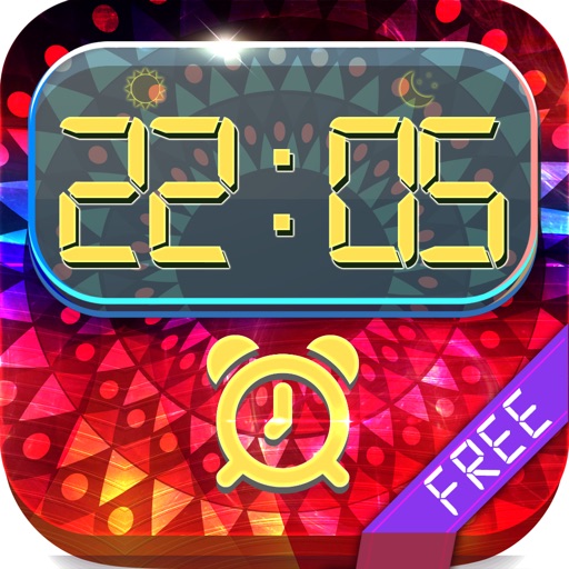 Clock Abstract Alarm : Music Wake Up Wallpapers , Frames and Quotes Maker For Free icon