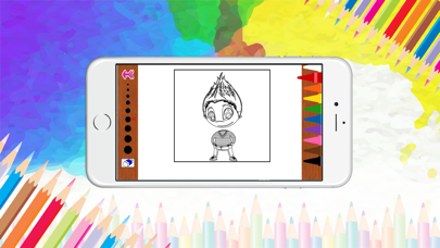 How to cancel & delete kids coloring books : Character , Scribble & Doodle Game For kids from iphone & ipad 3