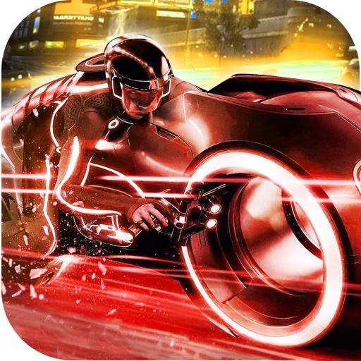 Fast Asphalt Neon Biker Racer Pro icon