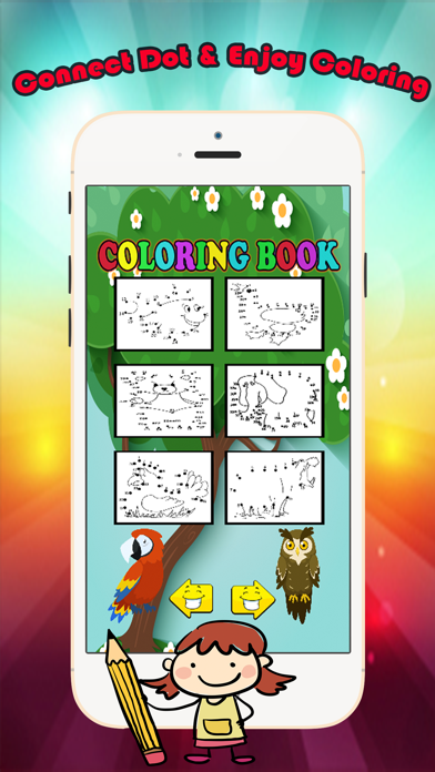 How to cancel & delete Animals Dot to Dot Coloring Book - Kids free learning games from iphone & ipad 4