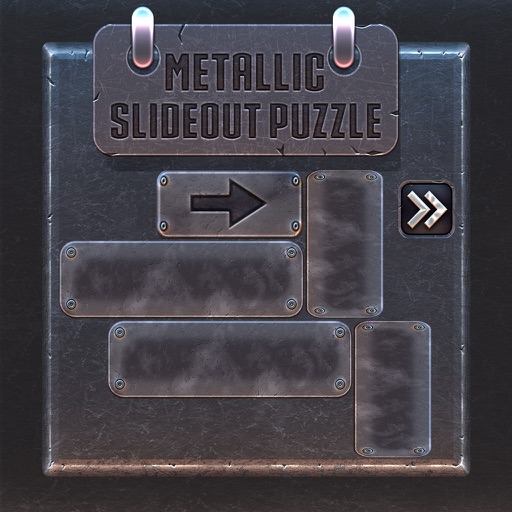 Metallic Slideout Puzzle iOS App