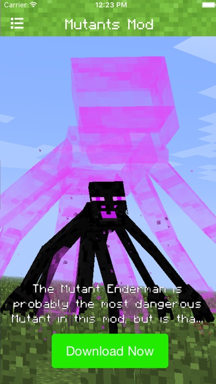 Mutant Creatures Mod for Minecraft PC Edition - Pocket Mods Guide