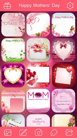 Mother's Day Photo Frame.s, Sticker.s & Greeting Card.s Make.r HDのおすすめ画像4