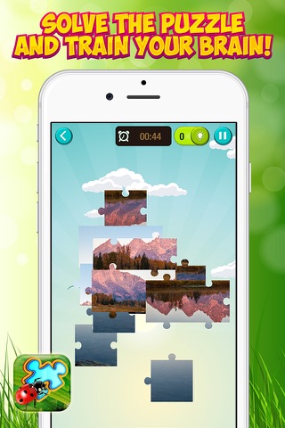 Nature Jigsaw Puzzle Game – Create Landscape Picture.s With The Best Move And Match Activity screenshot 4