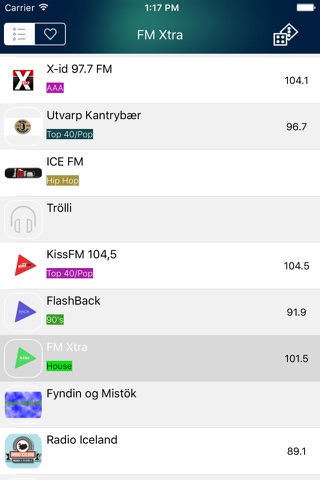 Iceland Free Radio Live Player (Ísland,Icelandic) screenshot 4